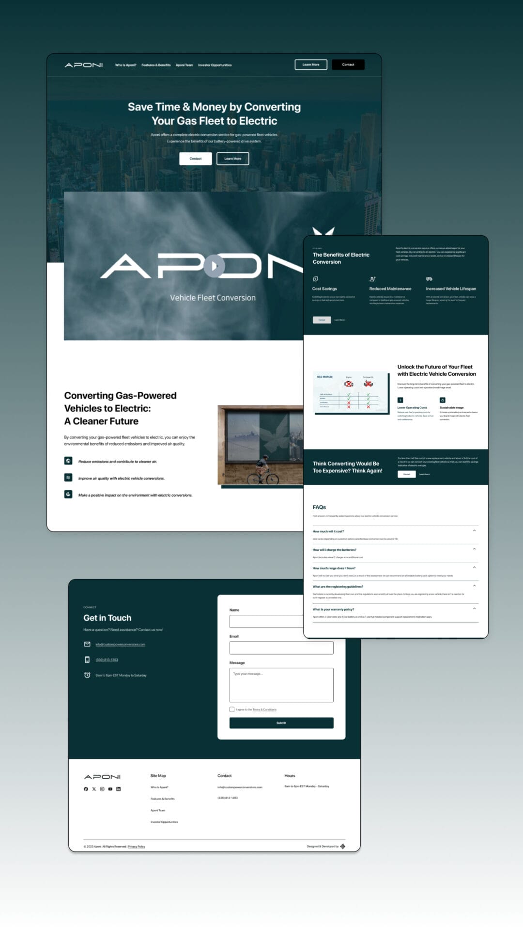 Apn website design and development.