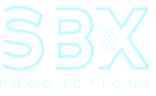 Sbx productions logo.