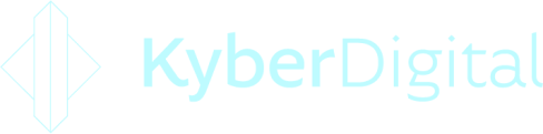 A logo for kyber digital.